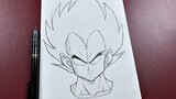 Easy to draw | how to draw vegeta step-by-step