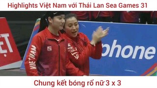 highlight Việt Nam với Thái Lan Sea Games 31 vòng chung kết bóng rổ nữ #seagame31 #seagames31
