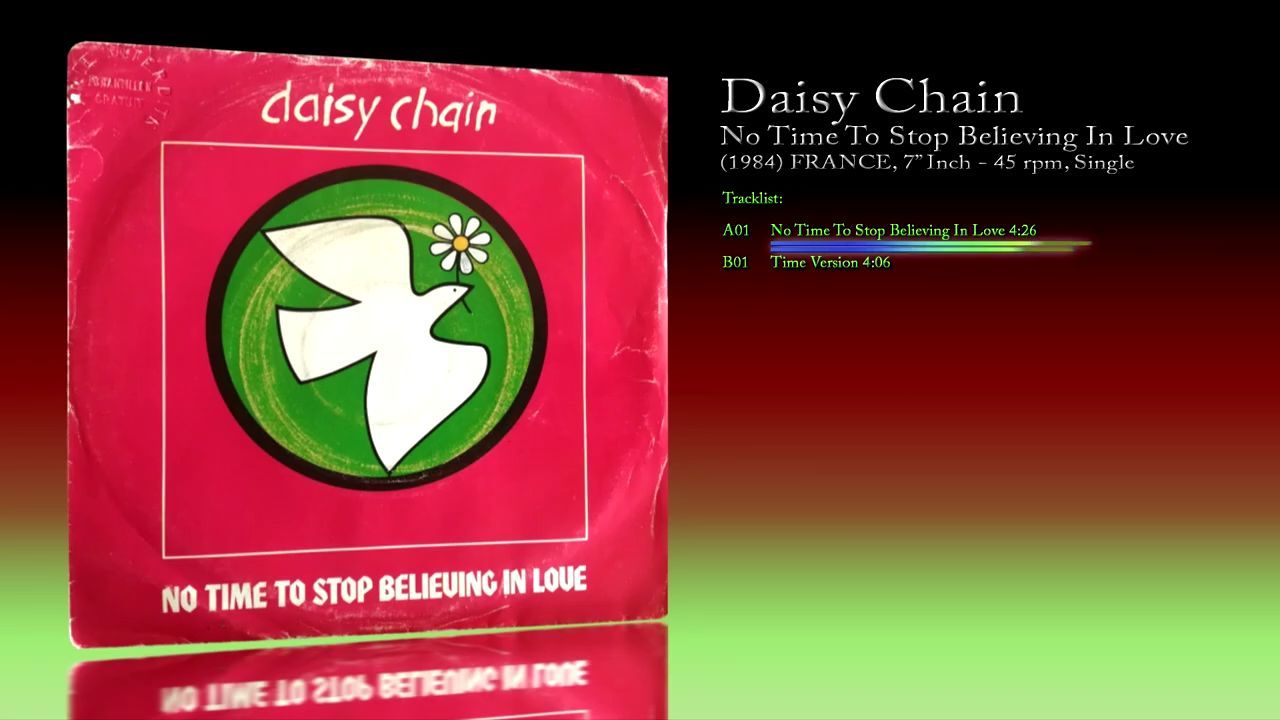 Daisy Chain (1984) No Time To Stop Believing In Love [7' Inch - 45