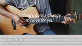 Nothing's Gonna Change My Love For You - George Benson - Fingerstyle Guitar (Tabs) Chords + Lyrics