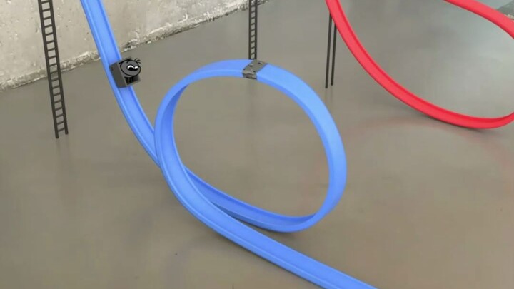 Make your own roller coaster at home (accident version)