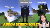 KEREN ADA VAKUM TOILET DAN JENIS SKIBIDI TOILET BARU LAINNYA ! Mod Minecraft Skibidi Toilet Terbaru