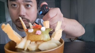 ASMR EATING SOUNDS - HOMEMADE DRAGON FRUIT
