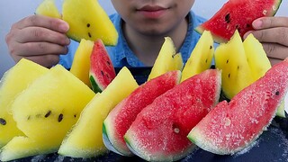 [Kuliner] ASMR Buah Semangka Beku