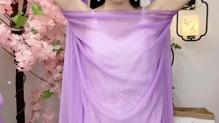 丝巾的古装造型可以有这些种风情