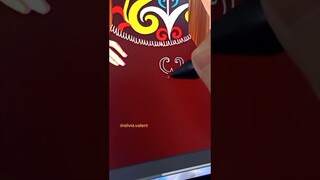 RAPUNZEL VERSI KALIMANTAN TIMUR?? Cantik Bangeett!! 😍 | Tiktok Olivia Valent #Shorts #OliviaValent