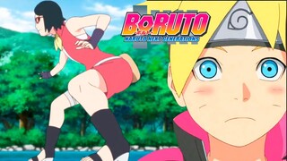 Sarada se pone nerviosa por Boruto😳/ Español latino