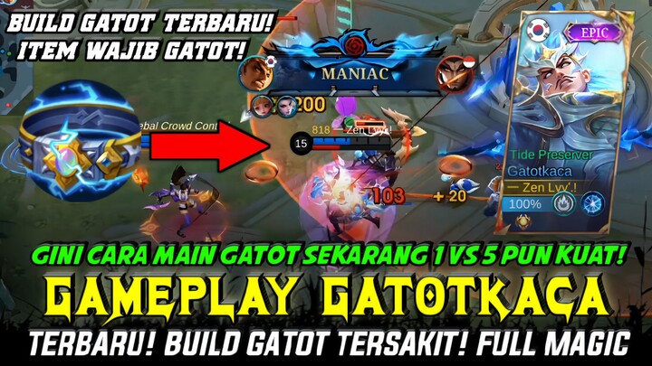 [TA] GAMEPLAY GATOTKACA SKIN EPIC - ITEM WAJIB GATOT - TERSAKIT!!