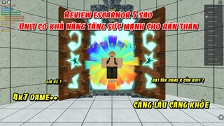 Review Escanor 5 Sao Unit Có Khả Năng Tự Tăng Sức Mạnh Cho Bản Thân | ALL STAR TOWER DEFENSE