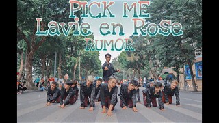 [ KPOP IN PUBLIC CHALLENGE ] IZ*ONE MASHUP PICK ME - LAVIE EN ROSE - RUMOR DANCE COVER BY OOPS! CREW