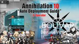 [Arknights] Annihilation 10 - Dossoles Water Gate (6 Operator) Strategy Deployment Guide