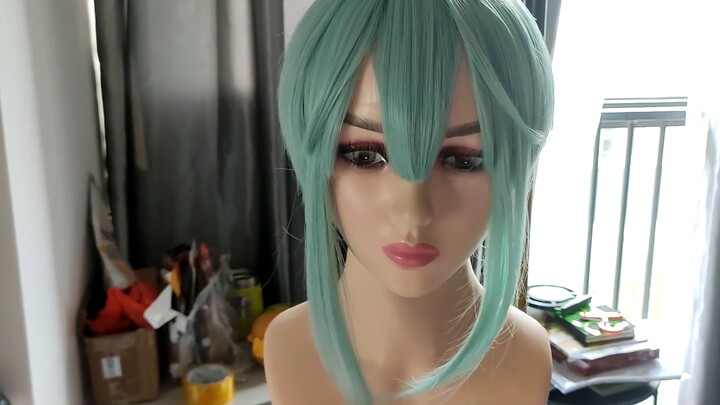 [Shaohua Hatsune cos unboxing video] If you don't give the three companies, you can call nz (bushi)