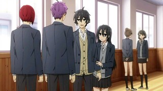 "Horimiya" (11) cute Sawada sister