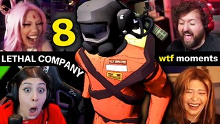 TOP 30 Jumpscare & Funny Moments in LETHAL COMPANY | Part 8