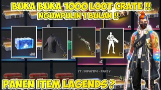 BUKA BUKA 1000+ LOOT CRATE FREE FIRE | BUKA LOOT CRATE FF - GARENA FREE FIRE !!