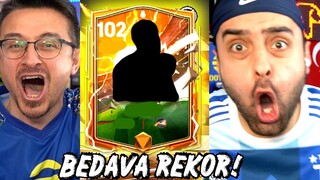REKOR ! DAYIYA TAKAS DAN 102 HEROES EFSANE ÇIKTI 😱 KAPIŞMA EA FC MOBİLE 24 !