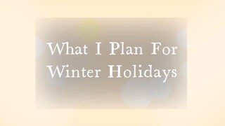 planning vs reality of my winter vacations