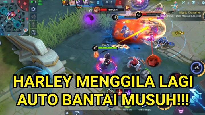 Harley Gesit Banget Auto Bantai!!! Mobile Legends