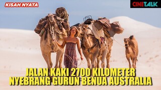 MELINTASI GURUN DI BENUA AUSTRALIA SEORANG DIRI JALAN KAKI - ALUR CERITA FILM TRACKS