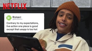 Jacob Romero Reacts to Usopp Fan Art & ﻿Posts | ﻿ONE PIECE | ﻿Netflix