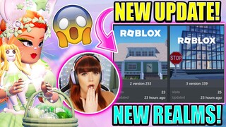 NEW UPDATE OUT NOW! ROYALE HIGH ADDED 6 NEW REALMS! Something BIG Is Coming?! 🏰 Royale High TEA