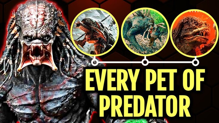 4 (Every) Deadly Pets Of Yautjas (Predators) Who Can Destroy An Entire Army Alone - Explored