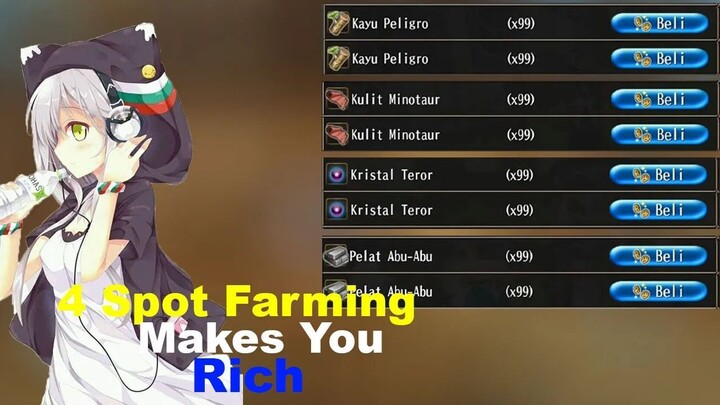 4 SPOT FARMING MAKES YOU RICH - TORAM ONLINE