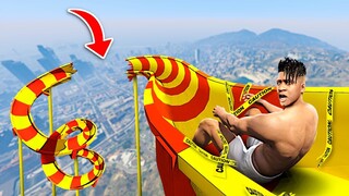 Do NOT Go Down This WATERSLIDE in GTA 5..