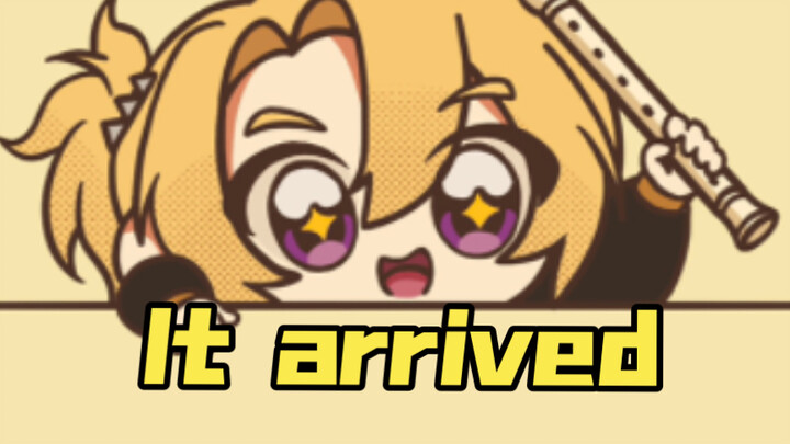 【Handwritten】It has arrived【luca】