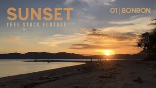 SUNSET TIME-LAPSE || Free Stock Video Footage [HD] | Bonbon Beach, Romblon, Philippines