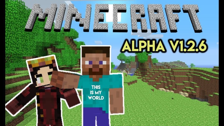 PLAYING MINECRAFT ALPHA (2019) - RELEASED 10 YEARS AGO!!