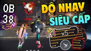 5 Độ Nhạy Siêu Cấp OB38 Kéo Tâm Headshot One Shot ( Tử Chiến - Rank )