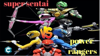 BEDA SUPER SENTAI VS POWER RANGERS