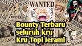 One Piece❗Ini Dia 4 Besar Bounty Terbaru Kru Topi Jerami - FilmMilenial - Animeedit
