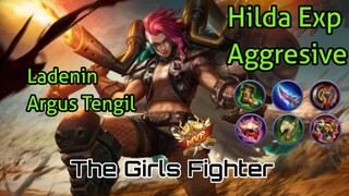 Hilda Aggresive vs Argus tengil2 tapi kagak bisa main 🤣 | MLBB Mobile Legend