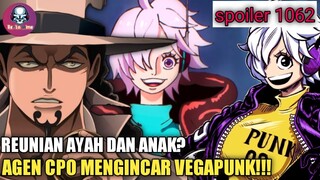 Spoiler onepiece 1062, Agen CP0 Buru Vegapunk, Siapa Ayah Bonney Sebenarnya?