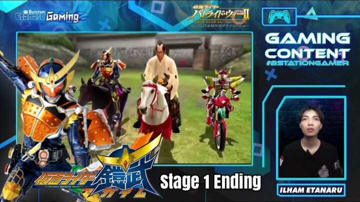KAMEN RIDER GAIM GACOR TERUS LAWAN KEROCO SAMPAI HABIS - STAGE 1 ENDING SCENE ADA BANYAK DARK RIDER