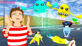 Yuta Mio Jumpa Hantu Slime Semprot Ludah Ke Takagi Bolong | Sakura School Simulator @Ebi Gamespot