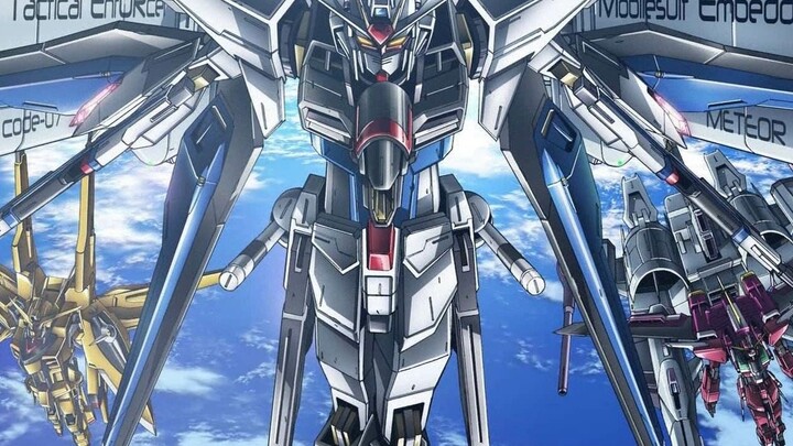 Gundam SEED gunting yang mudah terbakar