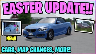 EASTER HUNT EVENT,  14 NEW CARS, MAP UPDATES, REVAMPED "6 HOUSES", MORE!! - Roblox Greenville