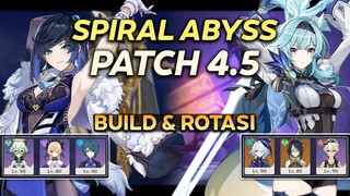 SPIRAL ABYSS 4.5! YELAN TAZER & EULA PLUNGING ATK | BUILD DAN ROTASI - GENSHIN IMPACT INDONESIA