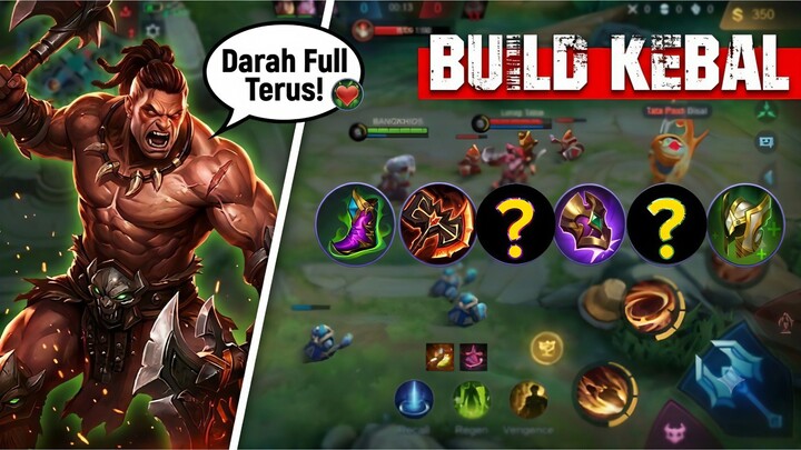 DARAH FULL TERUS! BUILD KEKEBALAN TUBUH BALMOND || BEST BUILD BALMOND. MLBB