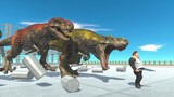 T-rex Team Big Teeth Attack - Animal Revolt Battle Simulator
