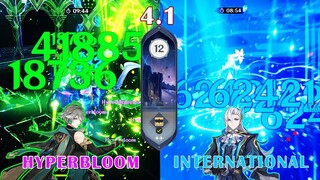 C1 Alhaitham Hyperbloom & C0 Neuvillette International | 4.1 Spiral Abyss Floor 12| Genshin Impact