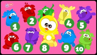 Galinha Pintadinha Mini Dia de Praia em Alemão -  Kleine Henne Pünktchen Mini