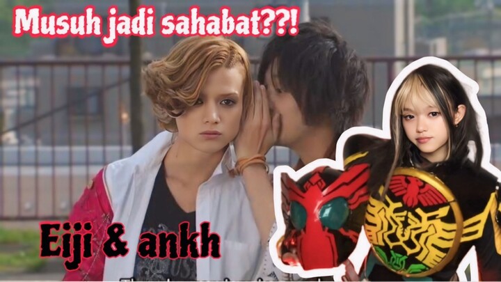 Ketika musuh jadi sahabat | ankh jadi sahabar eiji kamen rider ooo | meikoumamoru.cos