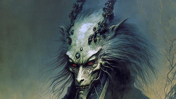 AI Art | Darkened Chinese Zodiac (Chinese-style Horror)