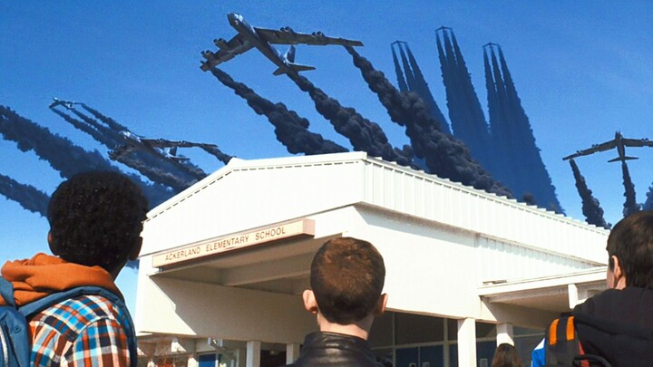 In a future world plagued by overpopulation, the military sprays a deadly virus from aircraft, leavi