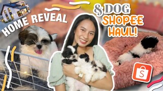 PUPPIES UPDATE! MINI HOME TRANSFORMATION NG MGA TRES MARIAS | SHOPEE HAUL | SHOPEE 5.5 SALE