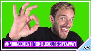 👌TRASHY ANNOUNCEMENT👌10K BLOXBURG GIVEAWAY👌